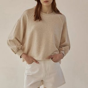 Loose Lantern Sleeve Cotton Pullover – Women’s Casual Autumn Winter Sweater