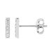 BAR CZ STUD - Max Wilson Diamond Jewellers