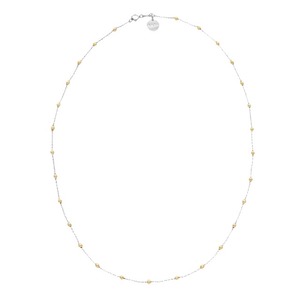 Products: Petite Algonquin Gold And Silver Necklace - MW Diamond Jeweller