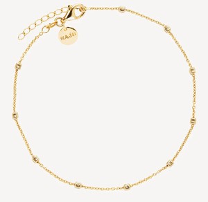 Products: BIRDSONG CHAIN ANKLET, YELLOW-GOLD PLATED - Max Wilson Diamond Jeweller, Diamond Ring Specialists