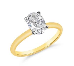 OVAL LAB DIAMOND RING 1.01ct - Max Wilson Diamond Jeweller, Diamond Ring Specialists