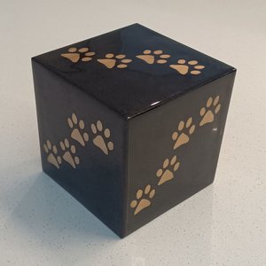For Pets - My Angel Cremation Jewellery Cremation or Keepsake Jewellery and Urns for ashes: Wooden Cube Pet Urn