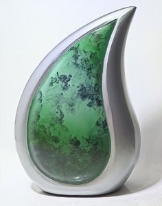 Adult Urns - My Angel Cremation Jewellery Cremation or Keepsake Jewellery and Urns for ashes: Green Tear Drop Urn