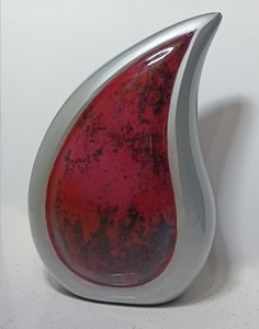 Adult Urns - My Angel Cremation Jewellery Cremation or Keepsake Jewellery and Urns for ashes: Red Tear Drop Urn