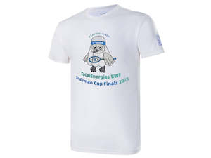 Apparel: VICTOR 2025 Sudirman Cup Finals UNISEX T-Shirt T-SC2504 A-White