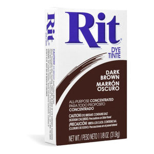 Products: Rit Dye - Fabric Concentrate Powder - Dark Brown - Bernina Sewing Centre Tauranga