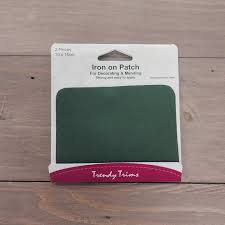 Products: Iron on patch - Green - Bernina Sewing Centre Tauranga