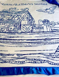 All Blankets: Customized Cotton Blanket (with Satin option) - Noah's Ark