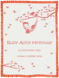 All Blankets: Customized Cotton Blanket (with Satin option) - Hammock pattern