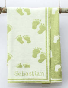 Personalised Merino blanket  - Steps