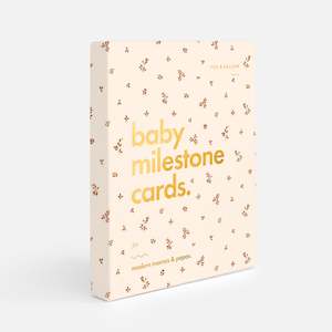 All: Baby Milestone Cards Broderie