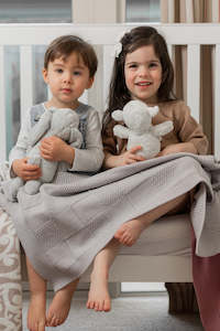 Merino Textured Blanket