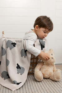 Customized Cotton Blanket - Sheep