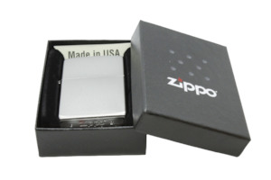 Lighters Amp More: Zippo 205 Reg Satin Chrome