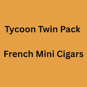 Tycoon Twin Pack French Mini Cigars
