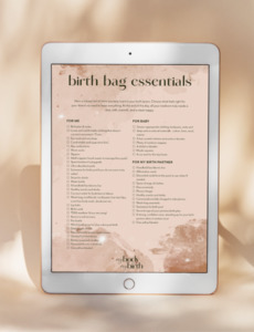 Birth bag essentials: What to pack