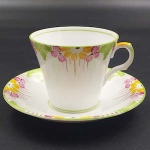 Duo: Melba - Pink and Yellow Flowers - Duo