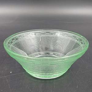 Crystal And Glass: Depression Glass - Green - Small Bowl