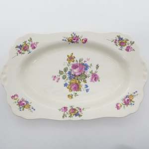 China Brand A J Wilkinson England: A J Wilkinson - Floral Sprays - Sandwich Tray