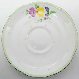 Adderley - Hand-painted Flowers - Saucer