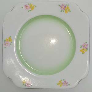 China Brand Bell China England: Bell China - Small Pink and Yellow Flowers - Side Plate
