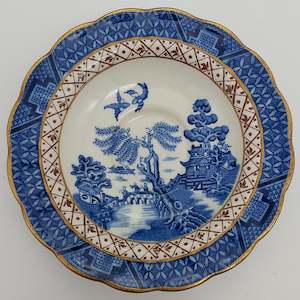 China Brand Booths England: Booths - Real Old Willow, A8025 - Saucer for Coffee Cup