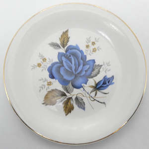 China Brand British Anchor England: British Anchor - Blue Roses - Trinket Dish