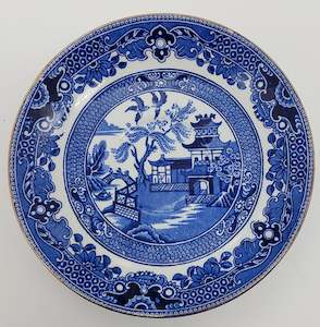 China Brand Burleigh Ware England: Burleigh - Willow - Saucer
