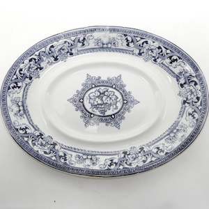 China Brand Burleigh Ware England: Burleigh - Pomona - Saucer for Gravy Boat