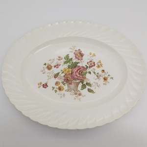 China Brand Clarice Cliff England: Clarice Cliff - Chelsea Rose - Platter, Large