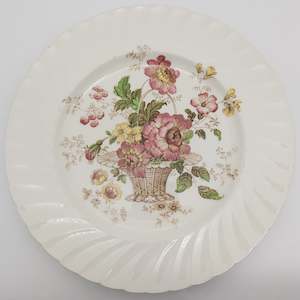 China Brand Clarice Cliff England: Clarice Cliff - Chelsea Rose - Dinner Plate