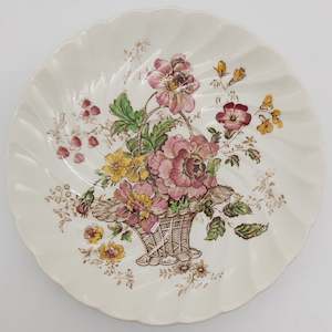 China Brand Clarice Cliff England: Clarice Cliff - Chelsea Rose - Saucer