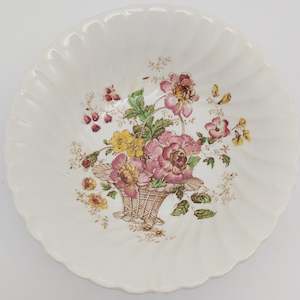 China Brand Clarice Cliff England: Clarice Cliff - Chelsea Rose - Breakfast/Dessert Bowl