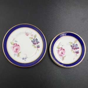 China Brand Coalport England: Coalport - Titania - Miniature Saucer and Side Plate
