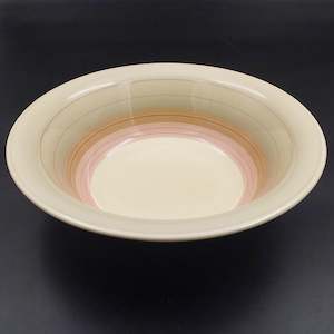 China Brand Susie Cooper England: Susie Cooper - Banding, Pink 699 - Serving Bowl