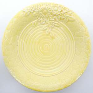 Crown Devon - Garden Path, Yellow - Round Dish