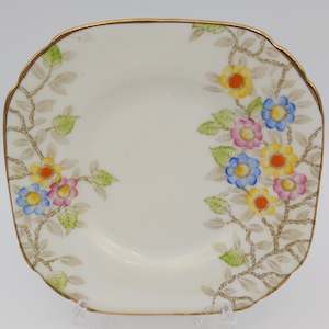 China Brand Delphine England: Delphine - Hand-painted Flowers - Side Plate