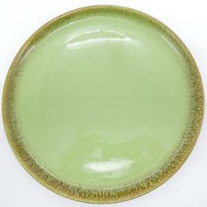 China Brand Denby England: Denby Stoneware - Green and Brown - Salad Plate
