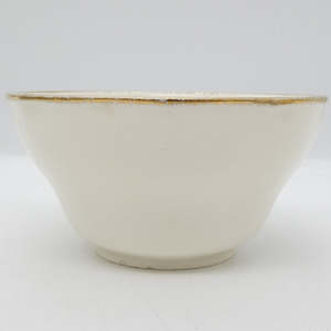 China Brand Grindley England: Grindley - Cream with Brushed Gold - Sugar Bowl