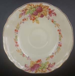 China Brand J G Meakin England: J & G Meakin - Leaves and Berries - Saucer
