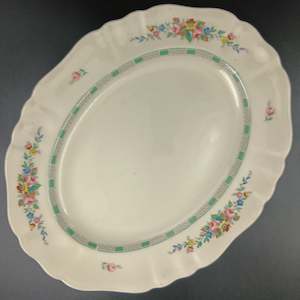 China Brand J G Meakin England: J & G Meakin - Small Floral Sprays - Platter, Medium