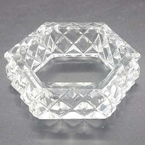 Crystal Napkin Ring - Hexagon-shaped