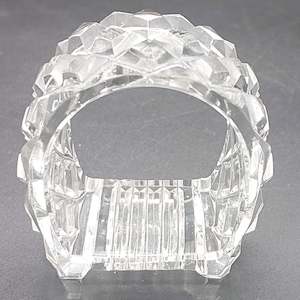 Crystal Napkin Ring - Oval-shaped