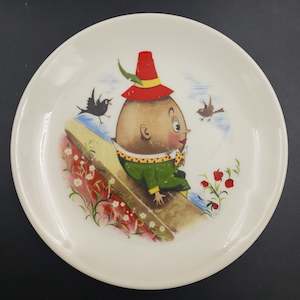 Crown Lynn - Nursery Rhymes: Humpty Dumpty - Side Plate