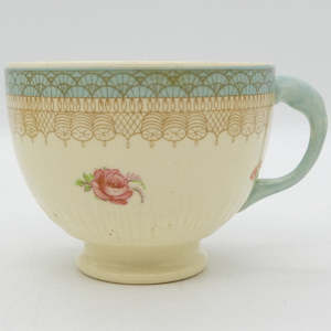 New Hall - Blue Band and Central Web Pattern - Cup