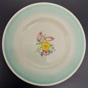 Susie Cooper - Swansea Spray, Blue/Green 1014 - Side Plate