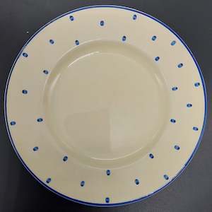 China Brand Susie Cooper England: Susie Cooper for John Lewis - Blue Polka Dots - Side Plate