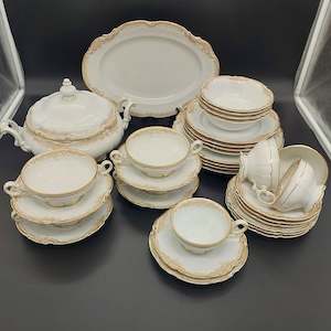 Hutschenreuther Sylvia - Lorelei Loreley - 6-setting Dinner Set and Serving Ware