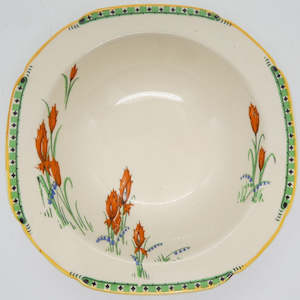 China Brand John Maddock Sons England: John Maddock & Sons - Green Diamond Edge - Bowl
