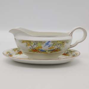 John Maddock & Sons - Mimosa - Gravy Boat and Saucer